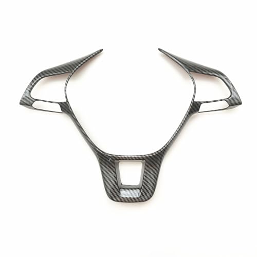 Sport Style Carbon Fiber Print Steering Wheel Cover Trim for VW Volkswagen Atlas Tiguan Golf Jetta Passat - color: A