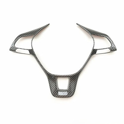 Sport Style Carbon Fiber Print Steering Wheel Cover Trim for VW Volkswagen Atlas Tiguan Golf Jetta Passat - color: A