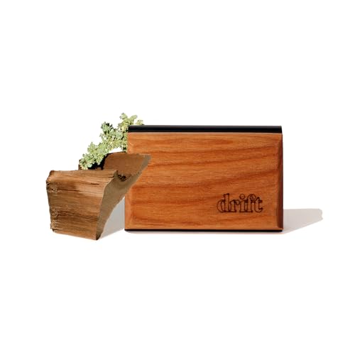 Drift Car Air Freshener – Premium Magnetic Visor Clip Scent Diffuser Featuring Sustainably Sourced Wood and Natural Essential Oils, Luxury Auto Accessories Gifts – Teak Scent Starter Kit