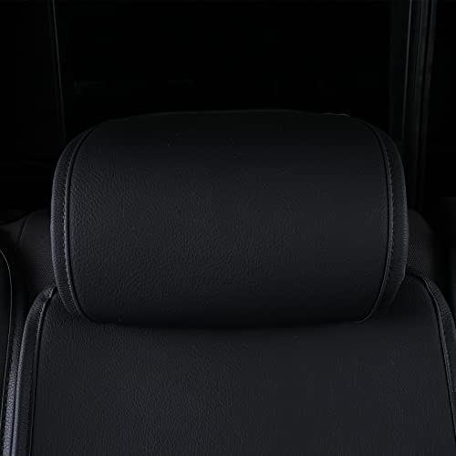 Tomatoman Tacoma Seat Covers Customized for 2005-2025 2026 Sport Extended Access Cab Pickup Truck, Waterproof Faux Leather Car Cushions(Rear Seat, Black-Red) - color: Rear Seat/Black-Red