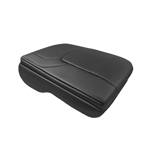 Center Console Armrest Cover Fit for Dodge Ram1500 2500 3500 2019-2026 Accessories, Comfort Armrest Pad Console Lid Cushion Vegan Leather 1-Inch Thick(Bucket Seat ONLY, NO Limited,Laramie) - size: 3) 19-25|Ram1500/2500/3500|Bucket Seat, +Thick,V1