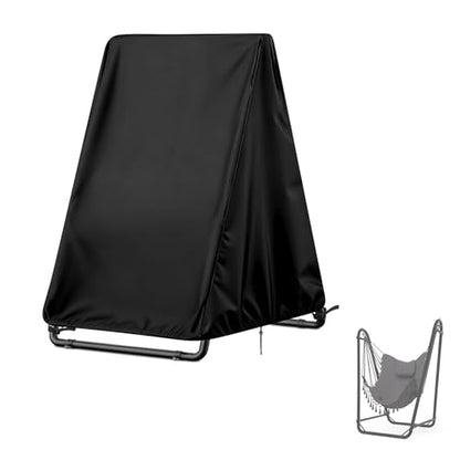 Kasla Hammock Chair Stand Cover, Waterproof Covers for Hanging Swing Chair Indoor Outdoor Patio Yard (52" L×36" W×63" H) - size: 52"L×36"W×63"H