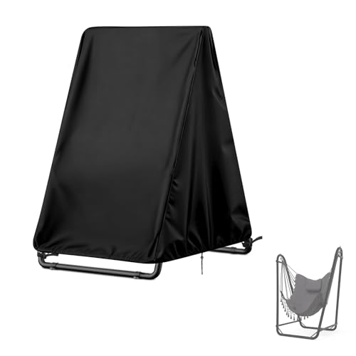 Kasla Hammock Chair Stand Cover, Waterproof Covers for Hanging Swing Chair Indoor Outdoor Patio Yard (52" L×36" W×63" H) - size: 52"L×36"W×63"H