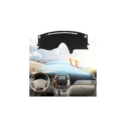 Cartist Dash Cover for Toyota Sienna 2004 2005 2006 2007 2008 2009 2010 Dashboard Cover Mat Non-Slip Pad Carpet Sunshield Protector - size: 60*33(Toyota Sienna 2004-2010)