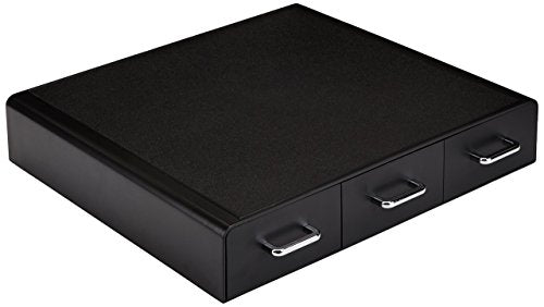 Amazon Basics K-Cup Compatible Coffee Pod Storage Drawer, 3 Easy-Open Drawers, 36 Pod Capacity, Black - size: (Pack of 1)