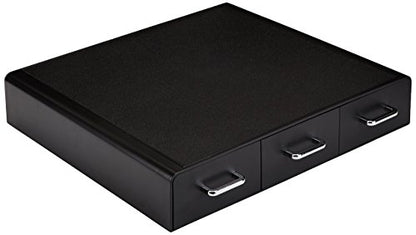 Amazon Basics K-Cup Compatible Coffee Pod Storage Drawer, 3 Easy-Open Drawers, 36 Pod Capacity, Black - size: (Pack of 1)