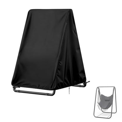Kasla Hammock Chair Stand Cover, Waterproof Covers for Hanging Swing Chair Indoor Outdoor Patio Yard (39" L×40" W×65" H) - size: 39"L×40"W×65"H