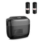 Car Trash Can, Push to Open Hanging Garbage Bin with 30 Trash Bags, Waterproof Leak-proof Large Capacity Storage Can, Portable Supplies Box for Car Sedan Truck SUV (Black) - color: Black