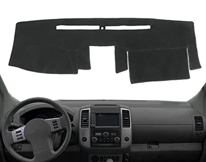 Dash Cover Dashboard Cover Pad Mat Custom Fit for Nissan Frontier 2005-2021/ Xterra 2005-2015/ Pathfinder 2005-2012, 2009-2012 Suzuki Equator(Black) Y66