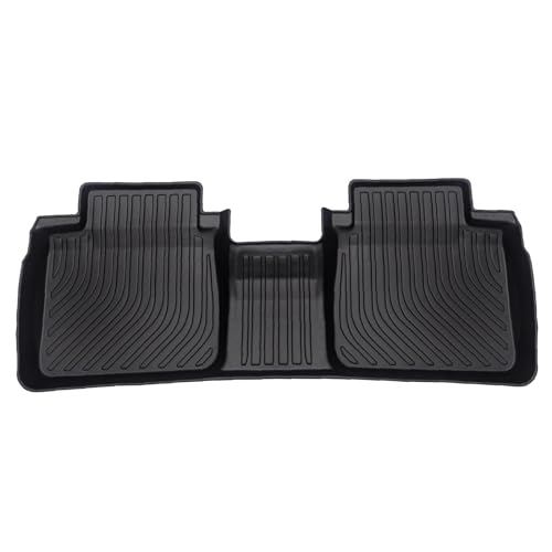 All-Weather TPE Rubber Floor Mats Compatible with 2015 2016 2017 Toyota Camry, Custom Fit Full Car Carpet Liners Set (Black)