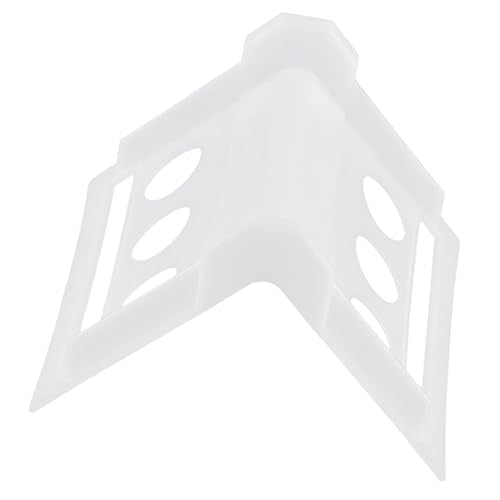 JOIKIT 20 Pack 4 Inch Plastic Corner Flatbed Edge Protectors, White 2" - 4" Tie Down Strap Protectors for Cargo Loads, Heavy Duty Edge Corner Guard for Preventing Damage to Cargo Edges Equipment