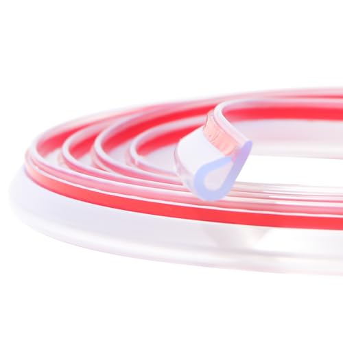 Car Door Edge Guards, Car Door Edge Protectors, U Shape Edge Trim Rubber Seal Protector for Most Car Doors, Hatches, Lockers, Panels (10Ft, Clear)