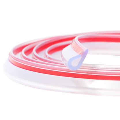 Car Door Edge Guards, Car Door Edge Protectors, U Shape Edge Trim Rubber Seal Protector for Most Car Doors, Hatches, Lockers, Panels (10Ft, Clear)