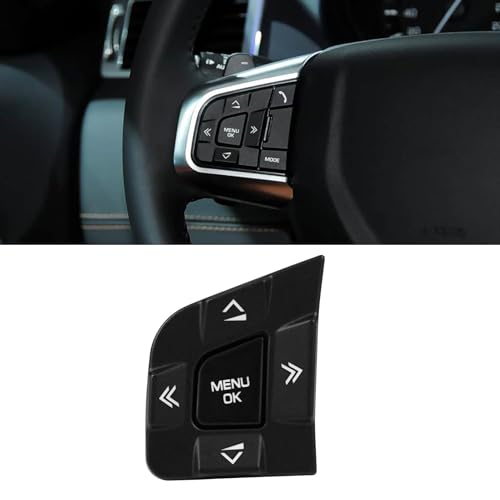 TTCR-II Compatible with Discovery Sport Steering Wheel Button 2015-2019, Left Side Steering Wheel Switch Button Replacement for Jaguar XE 2017-2019 and XF 2016-2020. (LR095537, LR095540) - size: Left Side