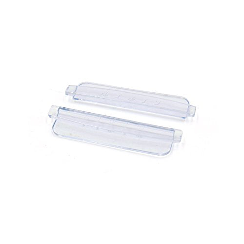 uxcell 8pcs Clear Rubber Automobile Car Body Door Side Edge Guard Protective Strip - color: Clear