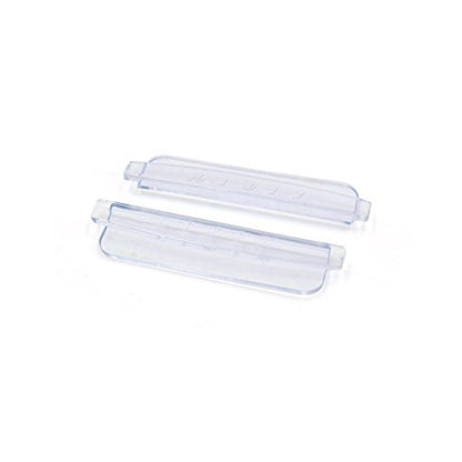 uxcell 8pcs Clear Rubber Automobile Car Body Door Side Edge Guard Protective Strip - color: Clear