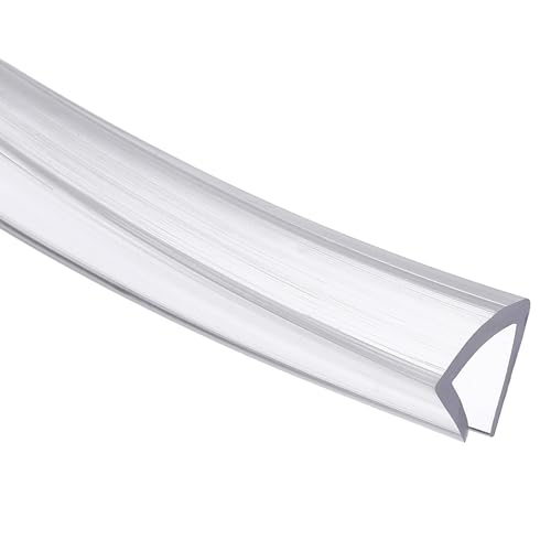 uxcell Clear Edge Trim, 9.8Ft Silicone U Channel Edge Protector, Edges Guards Fits 13/32"-7/16" for Car Doors Sheet Metal Parts (9/16" W x 15/32" H) - size: 9.8Ft x 9/16" x 15/32", Fits 13/32"-7/16"