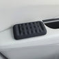 Elbow Rest Pads for Car, 2-Pack Memory Foam Armrest Cushions (5.1 x 2.6 in) for Door Armrest & Center Console, Slim Profile, High-Density Memory Foam, Non-Slip, Includes 4 Adhesive Hook & Loop Strips