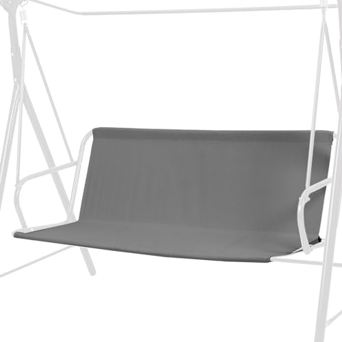 Porch Patio Swing Seat Cover Replacement,600D Thickened Oxford Waterproof Swing Replacement,Cushion Protection,Outdoors Covers Seater for Bench,Seats Swings 3-Seat Garden (Gray, 58.2x19.7x19.7 inch) - color: Gray, size: 58.2x19.7x19.7 inch