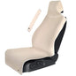 Gorla Gear Beige Premium Universal Fit Waterproof Stain Resistant Tan Khaki Car Seat Cover Neoprene Non-Slip Bucket Seat Dog Sweat Proof Protector Save Your Leather Cloth Seats Van Truck SUV Sedan - color: Beige