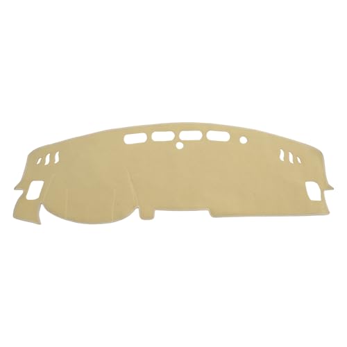 Dash Cover for Nissan Altima 2019-2025 No Hud Dashboard Cover Car Interior Anti-Slip/Anti Dust Polyester Beige 1 Pcs - color: Beige