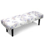 Stretch Bench Cover, Rectangular Washable Slipcover, Seat Cushion Protector for Dining Room, Living Room, Kitchen - color: Continuous Branching Pattern