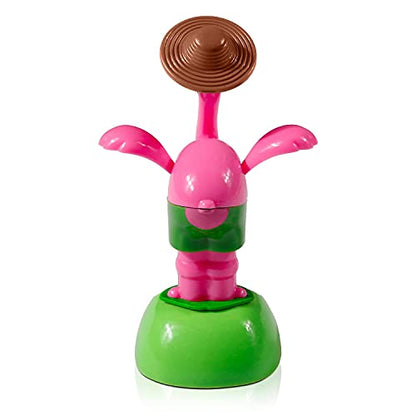 YGMONER Flapping Wings Flamingo Solar Powered Hawaii Style Shaking Ornaments Car Dashboard Dancer Bobble Head (Flamingo A) - color: Flamingo a