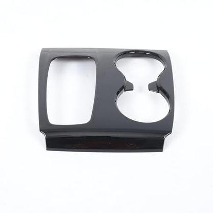 Gear Shift Panel Cover Trim for Hond@ Pilot 2016-2020/ Hond@ Ridgeline 2017-2019, ABS Automotive Center Consoles Cup Holder Cover Protector Accessories (Glossy Black) - color: Glossy Black