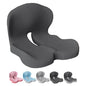 Back and Seat Cushion, Car Seat Cushion, Soothe+ Cushion, Memory Foam L-Shaped Integrated Seat Cushions Lumbar & Lower Back Support for Office Chair, Car (Dark Grey) - color: Dark Grey