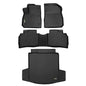 HAFIDI® Floor Mats & Cargo Liner Fit for 2016-2024 2025 Chevy Malibu Car Mats for Malibu All Weather Floor Liners Protection TPE Anti-Slip Automotive Full Set Custom Malibu Accessories - Black - style: 5) For Malibu 2016-2025 Full Set