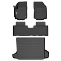 GINOWY- Floor Mats & Cargo Liner for Chevy Equinox, for GMC Terrain 2018-2023 2024, TPE All Weather Terrain Car Mats, Custom 2024 Terrain Floor Liners, Non-Slip Trunk Mat, Waterproof Accessories Black - style: 13) for GMC Terrain/Chevy Equinox 2018-2024 F