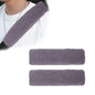 2 PCS Seat Belt Shoulder Pads, Soft Fluffy Plush Seat Belt Shoulder Strap Covers, Comfy Warm Seat Belt Strap Cover Shoulder Cushion for Adult Children, Car Accessories (Gray) - color: Gray