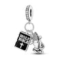 NARMO Charms for Bracelets 925 Sterling Silver Star Dangle Charms Car Keys Lipstick Dangle Charm Beads for Women Bracelets Necklace - color: The Praying Hands