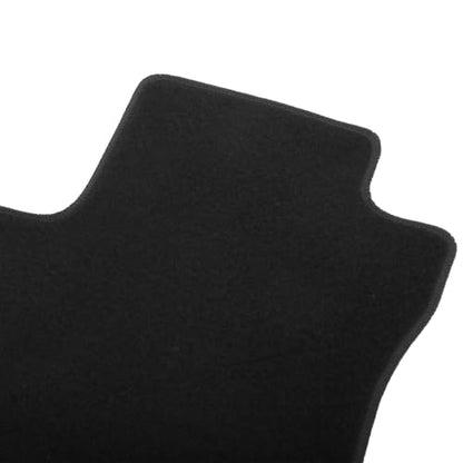 IKON MOTORSPORTS, Nylon Car Floor Mats Compatible with 2024-2025 Hyundai Kona Gas Only, OE Style Black Driver Passenger Car Carpets, Front Rear 4PCS Full Set