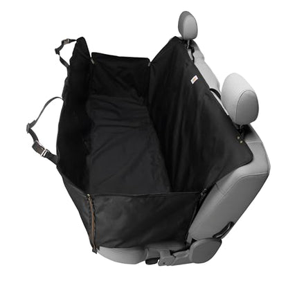 Carhartt Universal Fitted Nylon Duck Pet Hammock, Dog Back Seat Cover, Black - color: Black