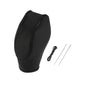 X AUTOHAUX Car Faux Leather Gear Shift Knob Cover for Ford Focus Escape Fusion Fiesta Transit Van Black - color: Black