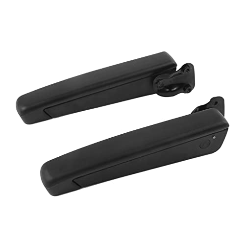 1 Pair Car Seat Armrest, Car Adjustable Seat Armrest Shock PU Sponge Black Universal for Automobiles Trucks