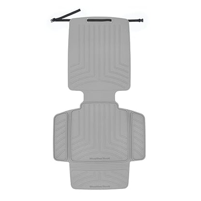 WeatherTech Child Car Seat Protector with Back | Spill Protection, Prevents Seat Compression, Grey - color: Grey, size: Seat with Back