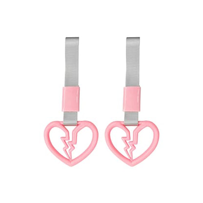 pson Broken Heart Car Handle Strap - color: Pink