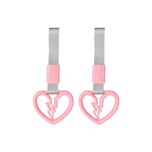 pson Broken Heart Car Handle Strap - color: Pink