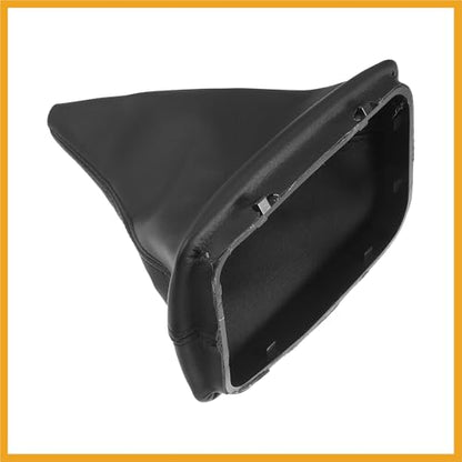 Car Shift Boot Cover Gear Shift Knob Handbrake Gaiter Boot PU Leather for Mercedes-Benz C-Class W204 2008-2013 Replacement