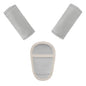 SWESEN Baby Car Seat Strap Covers, 3 Piece Soft Car Seat Strap Shoulder Pads for Baby Girls Boys, Double-Sided Use carseat Straps Covers for Stroller, Car Seats, Pushchair, Gray - color: Gray