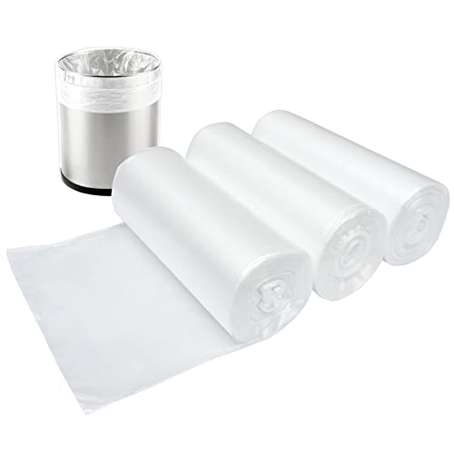 1.2 Gallon Small Trash Bags, 4.5 Liter Trash Can Liners Garbage Bags Wastebaskets Liners for Bathroom, 150 Counts Clear Bags - size: 150 Count (Pack of 1)