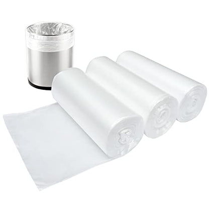 1.2 Gallon Small Trash Bags, 4.5 Liter Trash Can Liners Garbage Bags Wastebaskets Liners for Bathroom, 150 Counts Clear Bags - size: 150 Count (Pack of 1)