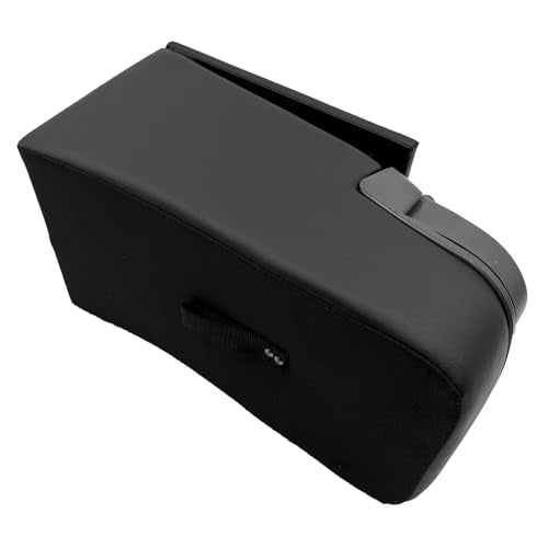 Black Universal Truck Bench Seat Console with Cup Holders