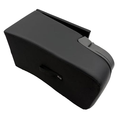 Black Universal Truck Bench Seat Console with Cup Holders