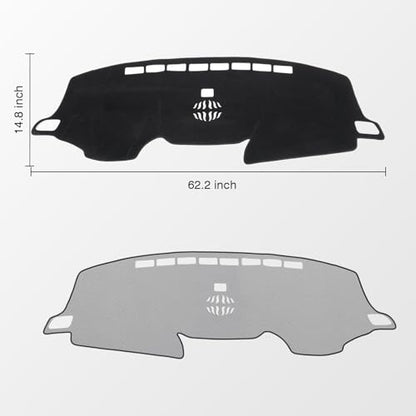 KUST Black Dash Cover for Honda CR-V CRV 2017-2022 Left Hand Driving Non-Slip Dashboard Cover Interior for CR-V CRV Accessories Custom Fit Dash Mat Sunshade Windshield Glare - size: 62.2''×14.8'' (Honda CRV 17-22)