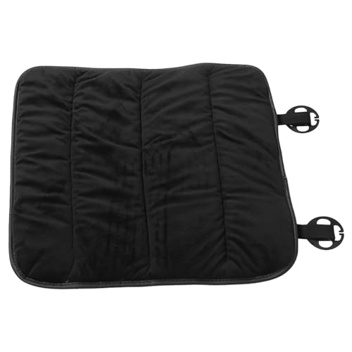 Milisten Car Seat Cushion Pad Black Front Single Piece Breathable Automotive Seating Cushion for Long Driving Comfort