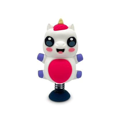 Unicorn Dashboard Dancer – Magical Happy Unicorn Bobblehead with Bright Pink Belly and Purple Hooves – Cute, Fun Car Accessory and Gift for Anyone Who Needs a Little Magic Plastic - style: Unicorn Dancer