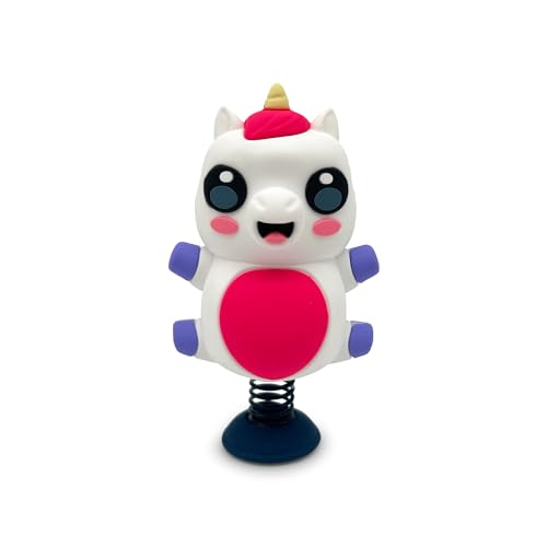 Unicorn Dashboard Dancer – Magical Happy Unicorn Bobblehead with Bright Pink Belly and Purple Hooves – Cute, Fun Car Accessory and Gift for Anyone Who Needs a Little Magic Plastic - style: Unicorn Dancer
